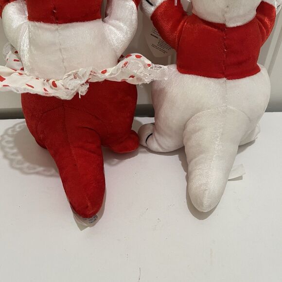 VTG Applause Wallace Berries Dyno Love Dinosaur Plush Valentines Day 8" Lot of 2 - Picture 8 of 16